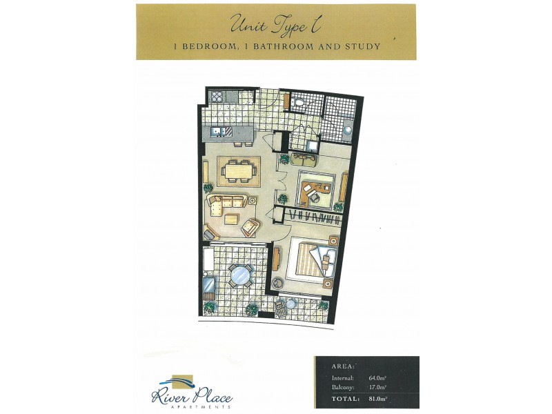189/82 Boundary Street, Brisbane QLD 4000 Floorplan