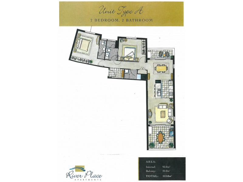 102/82 Boundary Street, Brisbane QLD 4000 Floorplan