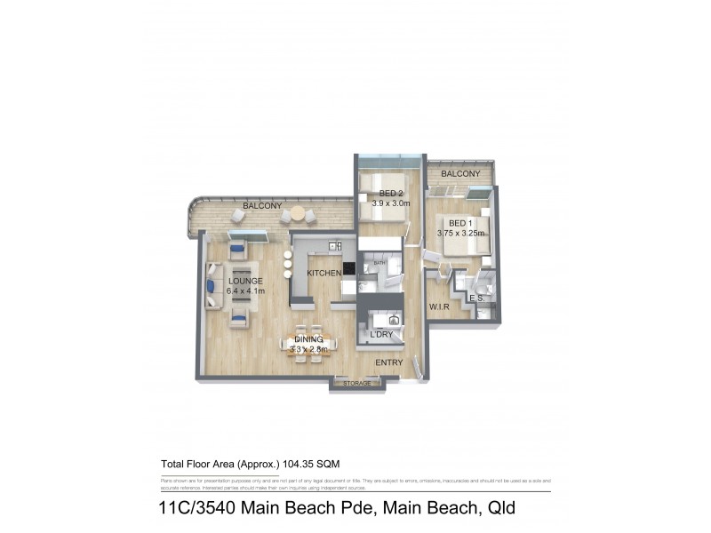 3540 Main Beach Parade, Main Beach QLD 4217 Floorplan