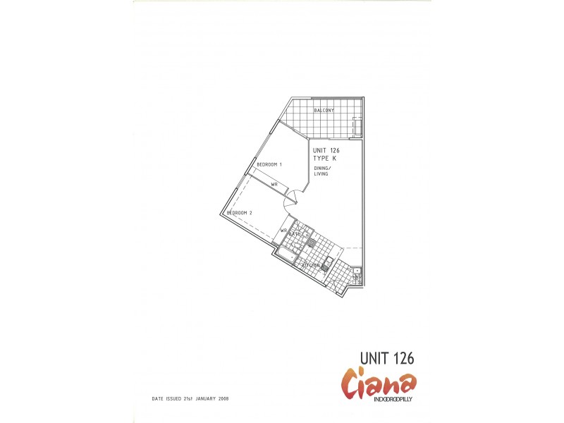 126/59 Keating Street, Indooroopilly QLD 4068 Floorplan