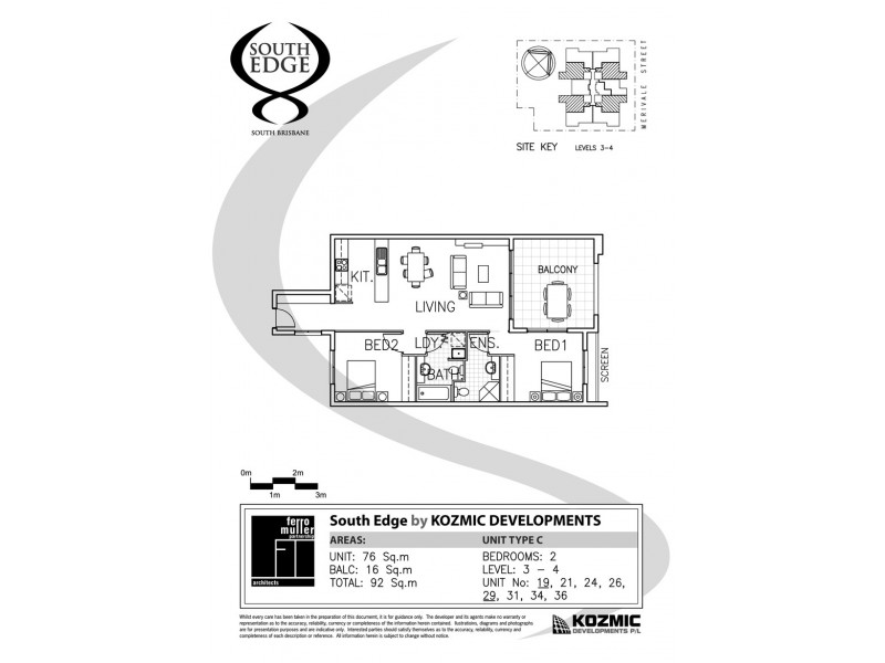 21/78 Merivale Street, South Brisbane QLD 4101 Floorplan