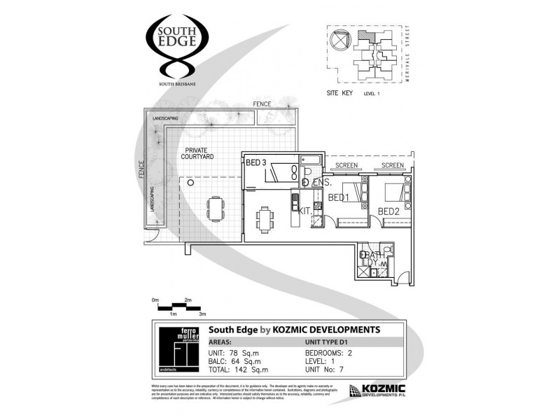 Unit 7/78 Merivale Street, South Brisbane QLD 4101 Floorplan