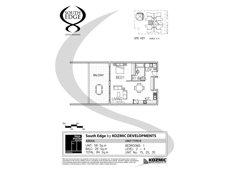 Unit 15/78 Merivale Street, South Brisbane QLD 4101 Floorplan
