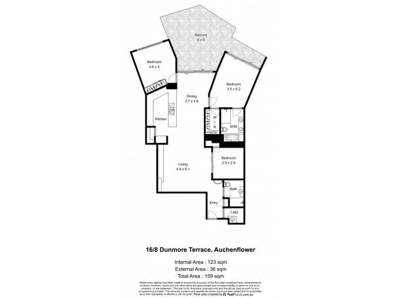 Auchenflower QLD 4066 Floorplan