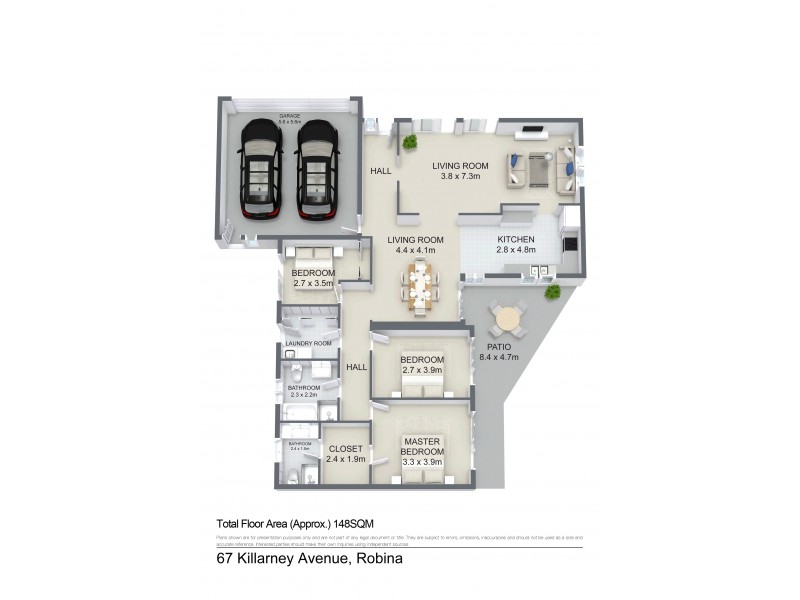 67 Killarney Avenue, Robina QLD 4226 Floorplan