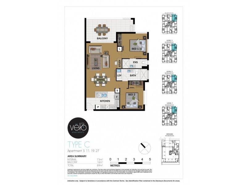 19/24-28 McGregor Ave, Lutwyche QLD 4030 Floorplan
