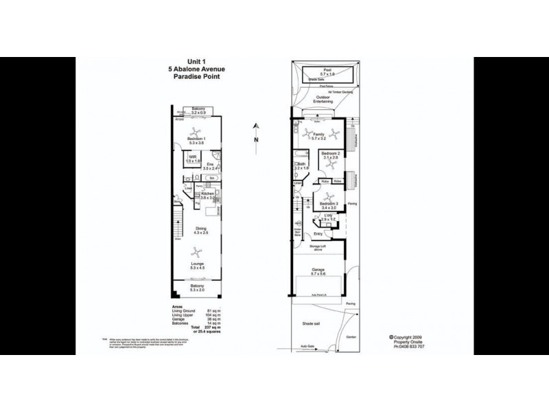 1/5 Abalone avenue, Paradise Point QLD 4216