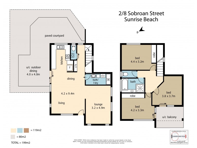 2/8 Sobraon Street, Sunrise Beach QLD 4567 Floorplan