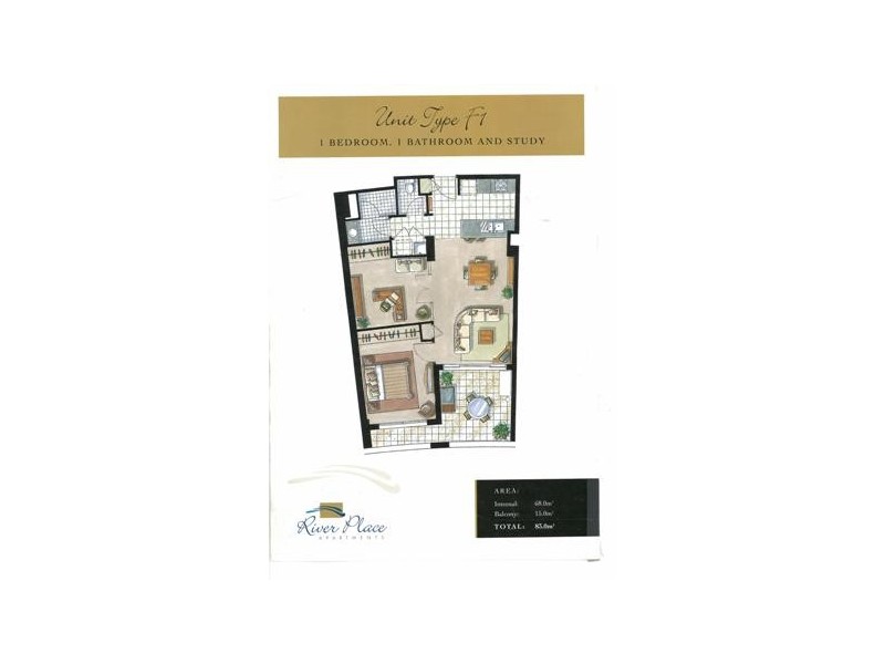 98/82 Boundary Street, Brisbane QLD 4000 Floorplan