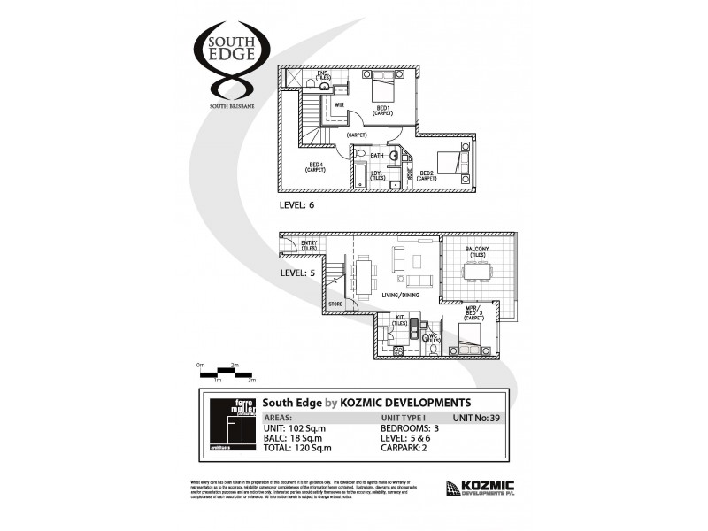 39/78 Merivale Street, South Brisbane QLD 4101 Floorplan