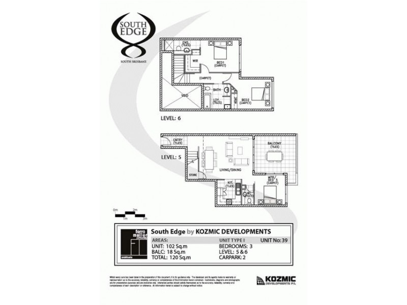 39/78 Merivale Street, South Brisbane QLD 4101 Floorplan