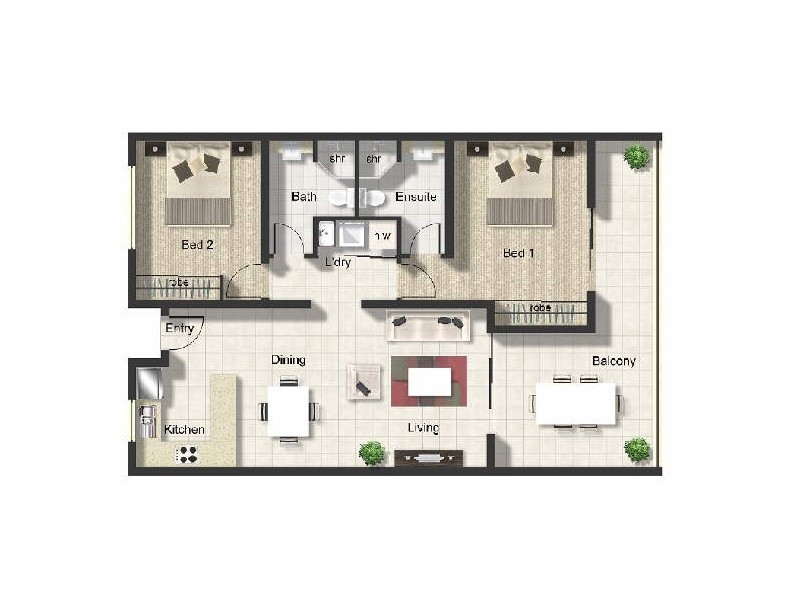 21/521 Varley Street, Yorkeys Knob QLD 4878 Floorplan