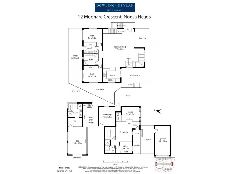 12 Moonare Crescent, Noosa Heads QLD 4567 Floorplan