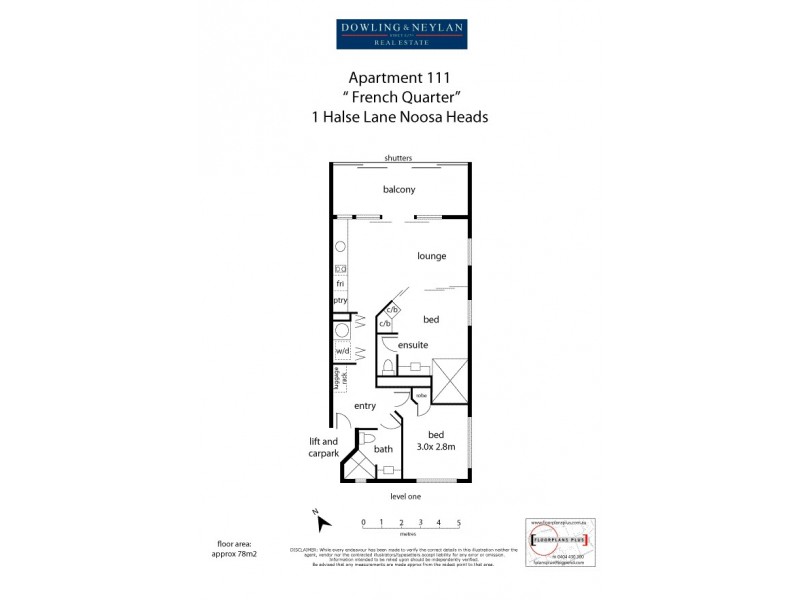 111/1 Halse Lane, Noosa Heads QLD 4567 Floorplan