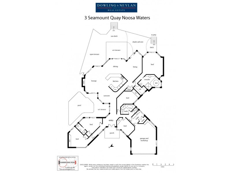 3 Seamount Quay, Noosa Waters QLD 4566 Floorplan