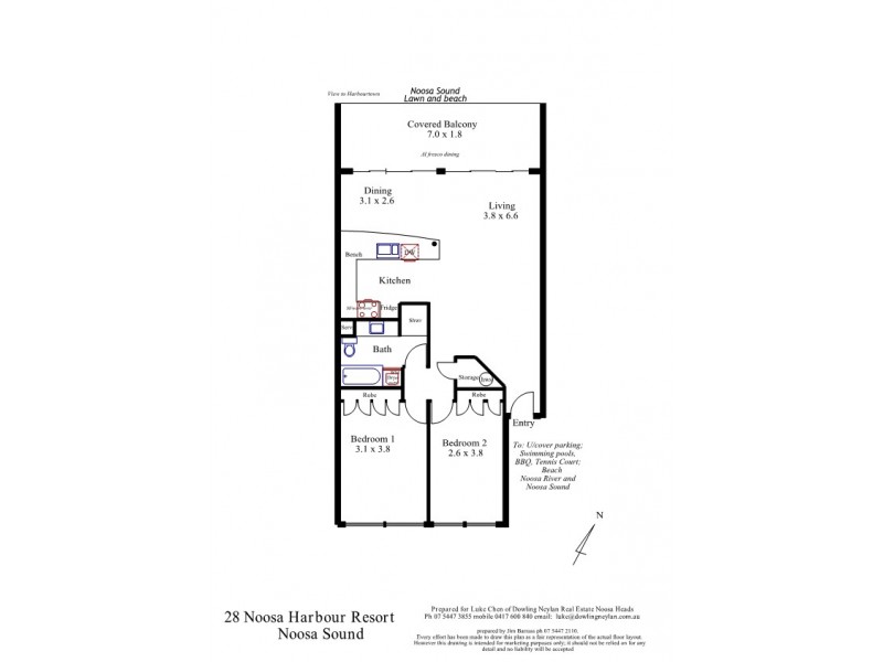 28/6 Quamby Place, Noosa Heads QLD 4567 Floorplan