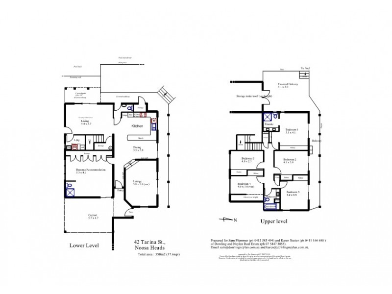 42 Tarina Street, Noosa Heads QLD 4567 Floorplan