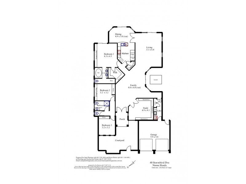 40 Stormbird Drive, Noosa Heads QLD 4567 Floorplan