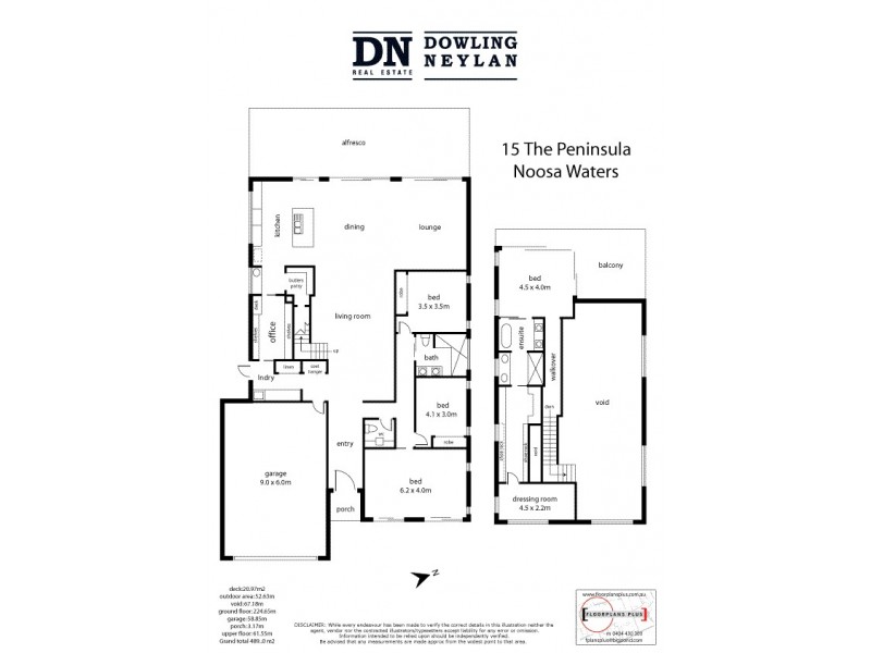15 The Peninsula, Noosa Waters QLD 4566 Floorplan