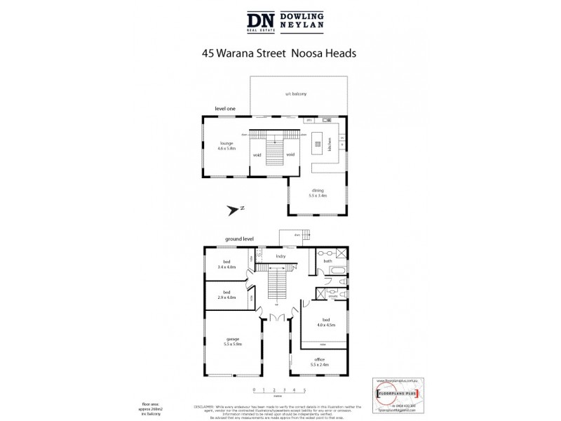 45 Warana Street, Noosa Heads QLD 4567 Floorplan