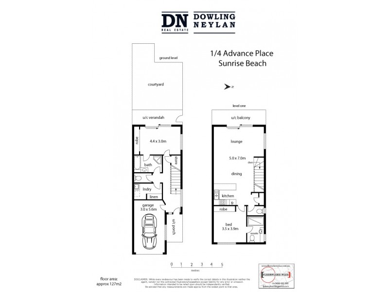 1/4 Advance Place, Sunrise Beach QLD 4567 Floorplan