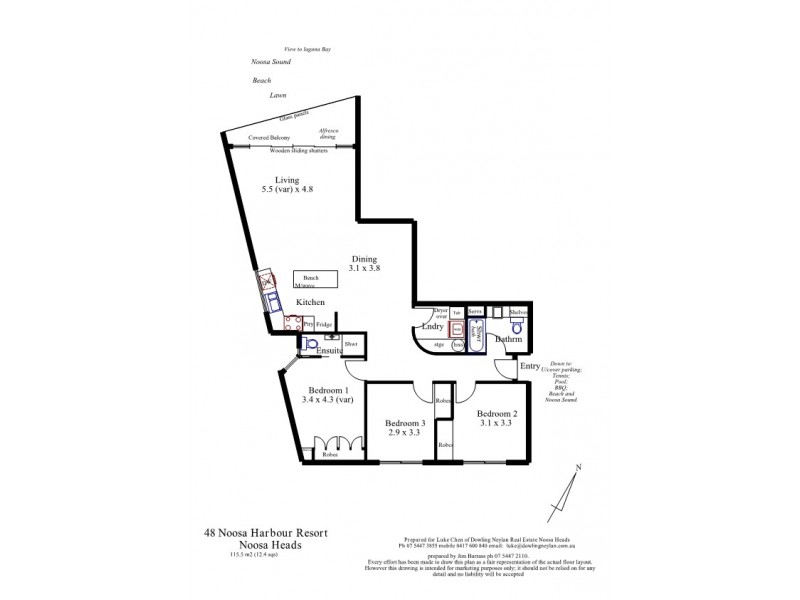 48/6 Quamby Place, Noosa Heads QLD 4567 Floorplan