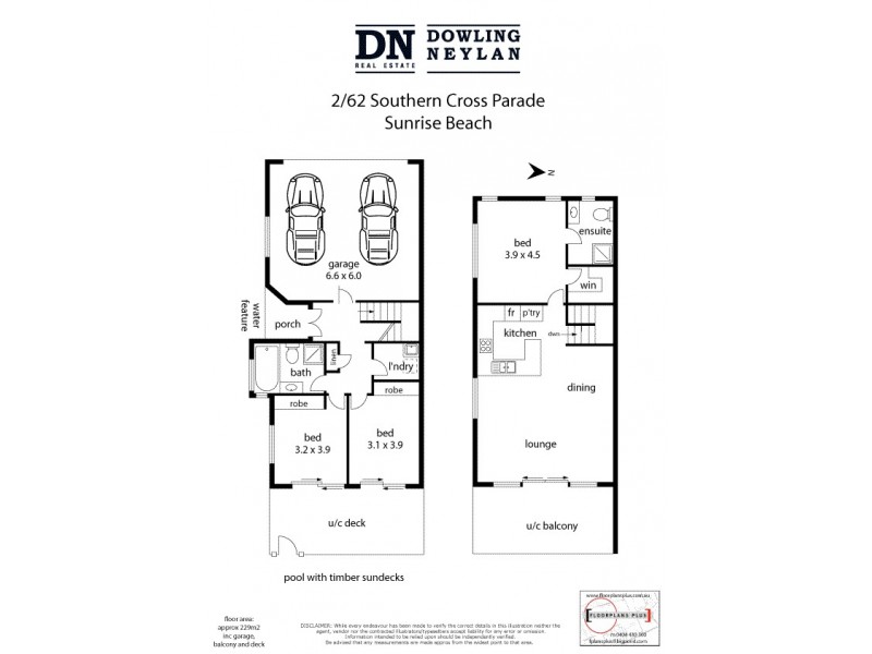 2/62 Southern Cross Parade, Sunrise Beach QLD 4567 Floorplan