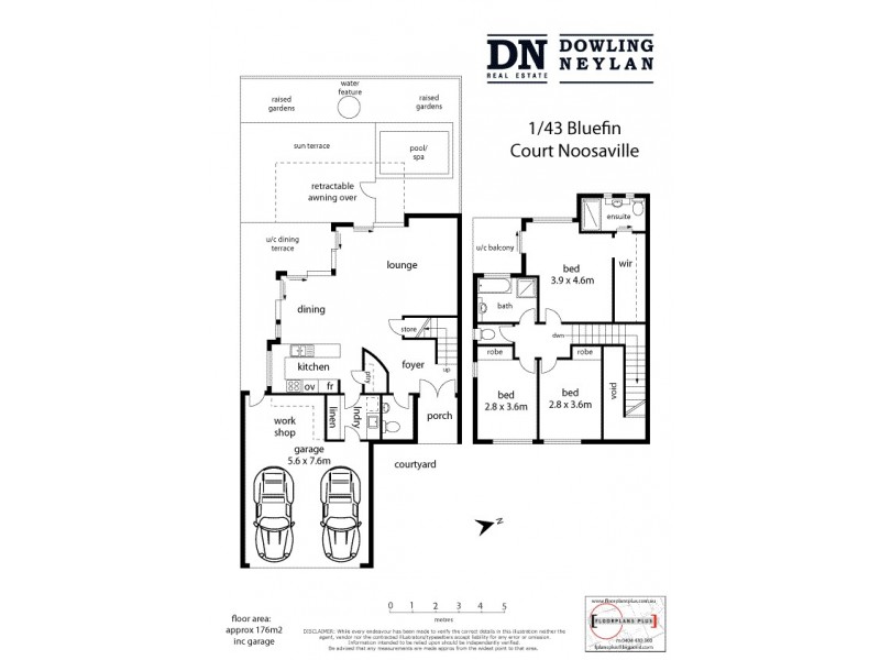 1/43 Bluefin Court, Noosaville QLD 4566 Floorplan