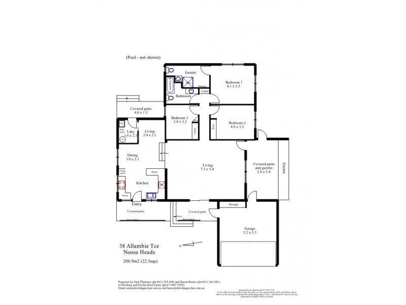 38 Allambi Terrace, Noosa Heads QLD 4567 Floorplan