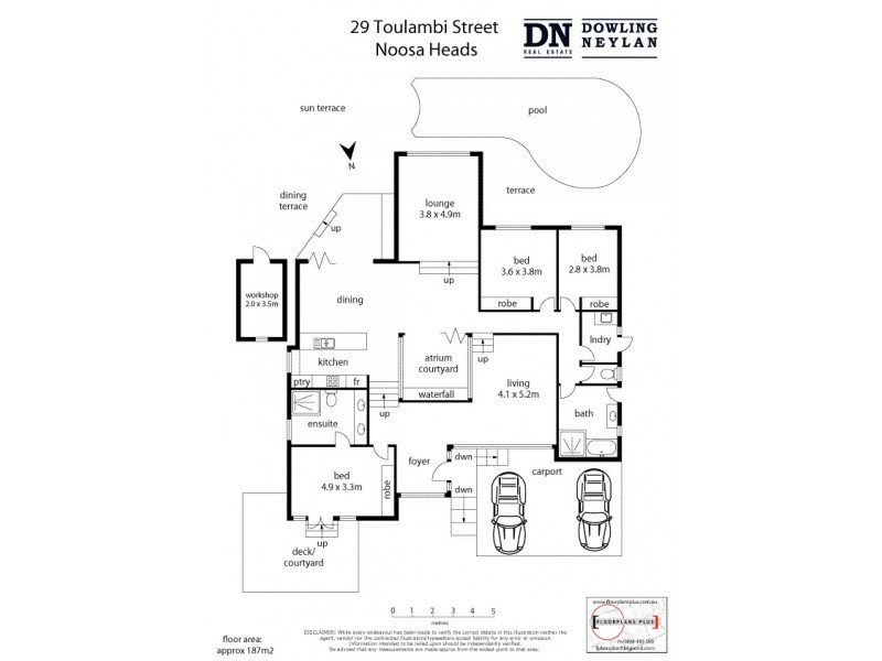 29 Toulambi Street, Noosa Heads QLD 4567 Floorplan