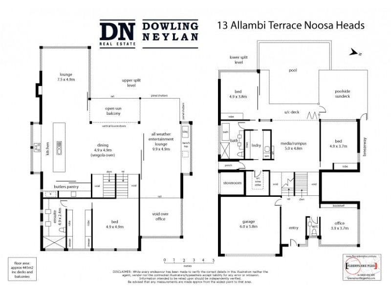 13 Allambi Terrace, Noosa Heads QLD 4567 Floorplan