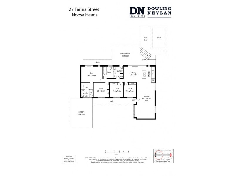 27 Tarina Street, Noosa Heads QLD 4567 Floorplan