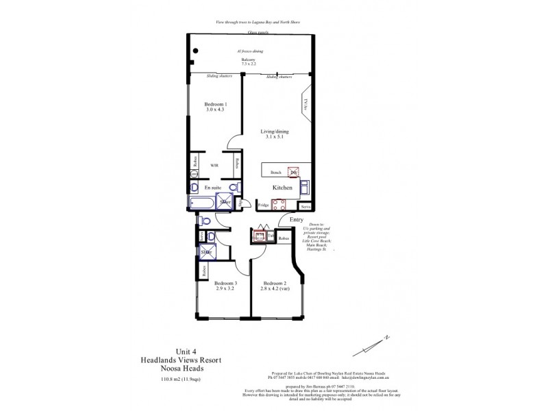 4/42 Alderly Terrace, Little Cove QLD 4567 Floorplan