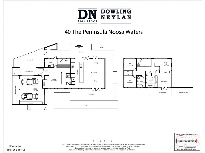 40 The Peninsula, Noosa Waters QLD 4566 Floorplan