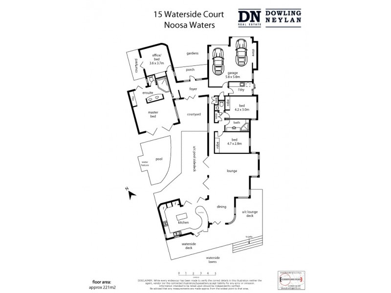 15 Waterside Court, Noosa Waters QLD 4566 Floorplan