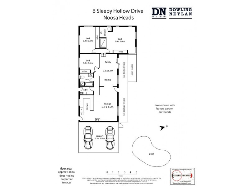6 Sleepy Hollow Drive, Noosa Heads QLD 4567 Floorplan