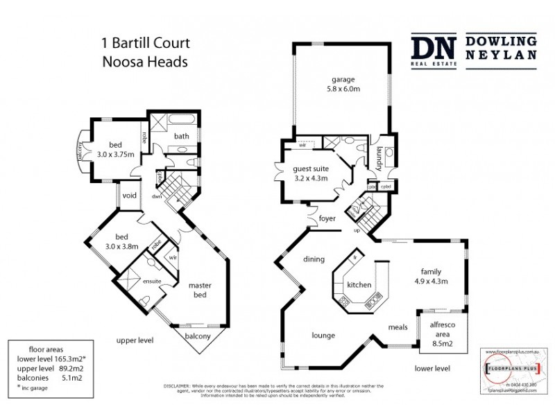 1 Bartill Court, Noosa Heads QLD 4567 Floorplan