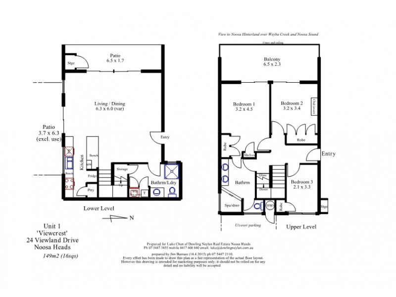 1/24 Viewland Drive, Noosa Heads QLD 4567 Floorplan