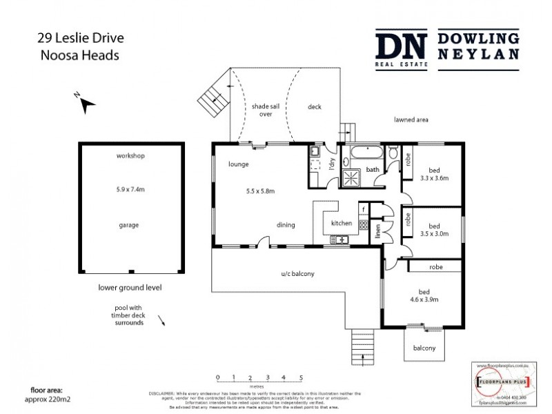 29  Leslie Drive, Noosa Heads QLD 4567 Floorplan
