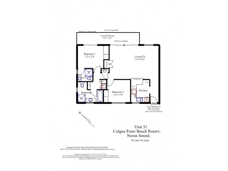 51/5 Quamby Place, Noosa Heads QLD 4567 Floorplan