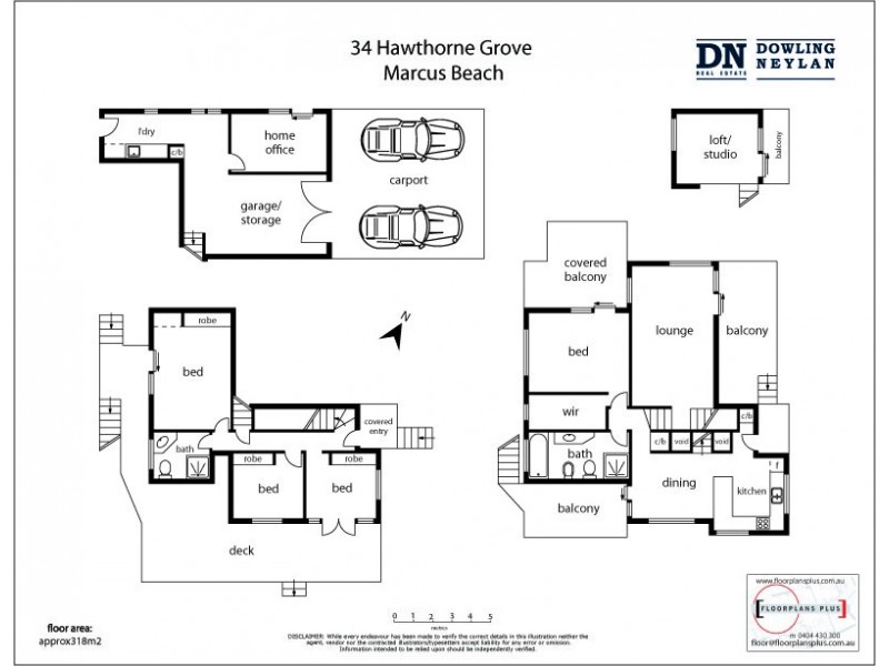 34 Hawthorn Grove, Marcus Beach QLD 4573 Floorplan