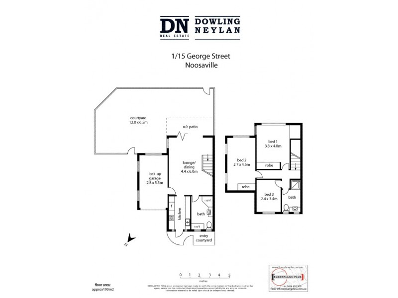 1/15 George Street, Noosaville QLD 4566 Floorplan