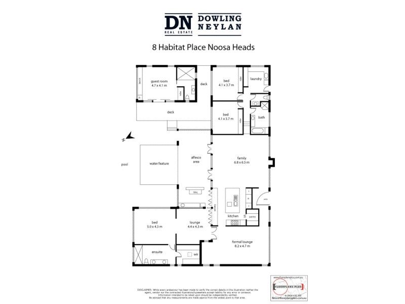 8 Habitat Place, Noosa Heads QLD 4567 Floorplan