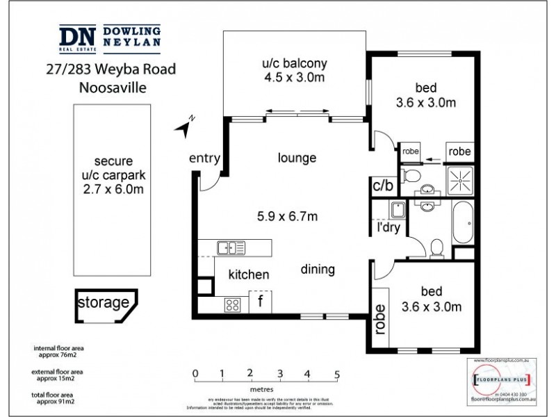 27/283 Weyba Road, Noosaville QLD 4566 Floorplan