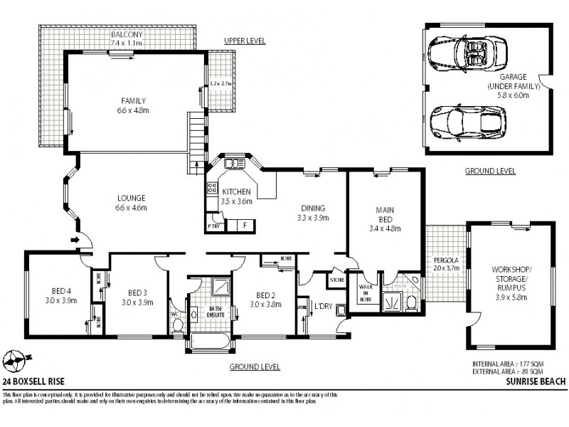 24 Boxsell Rise, Sunrise Beach QLD 4567 Floorplan
