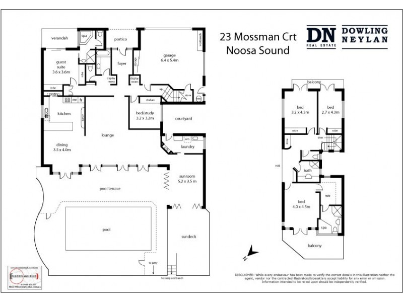 23  Mossman Court, Noosa Heads QLD 4567 Floorplan