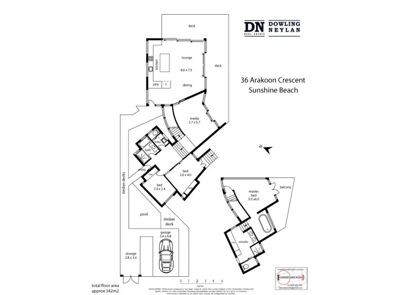 36 Arakoon Crescent, Sunshine Beach QLD 4567 Floorplan