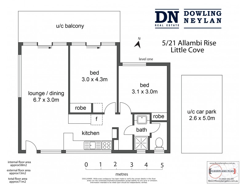 5/21 Allambi Rise, Noosa Heads QLD 4567 Floorplan