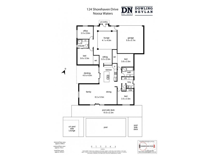 124 Shorehaven Drive, Noosa Waters QLD 4566 Floorplan