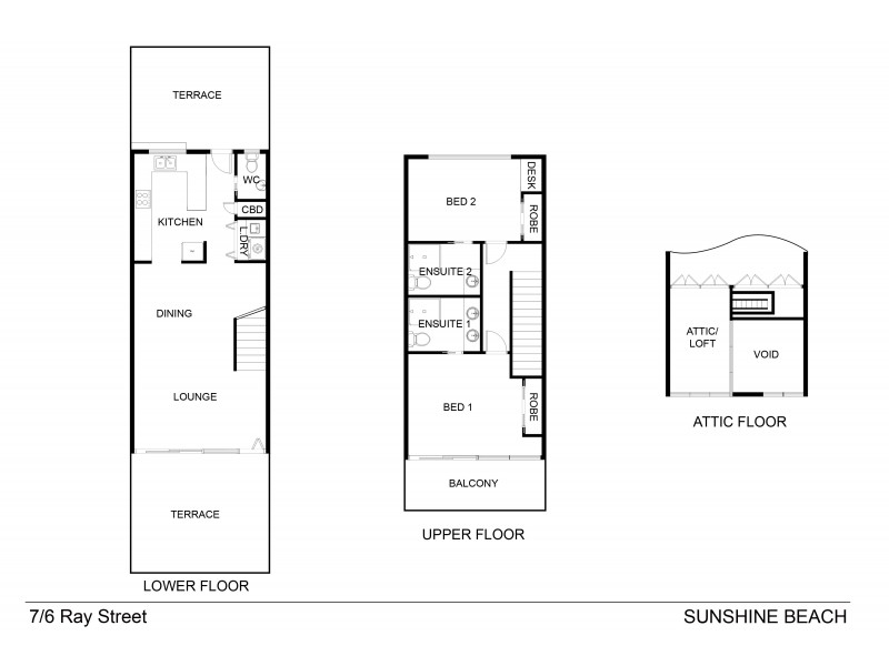 7/6  Ray Street, Sunshine Beach QLD 4567 Floorplan